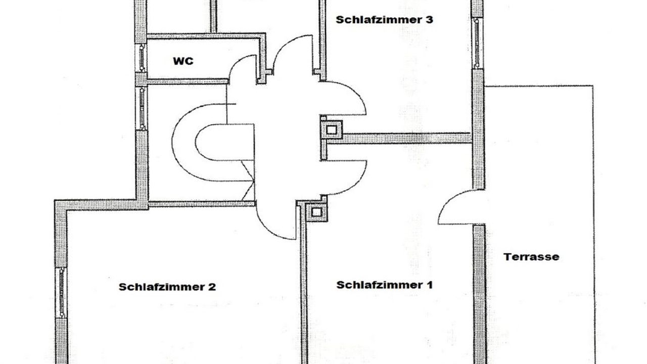 Grundriss vom Obergeschoss Grundriss vom Obergeschoss